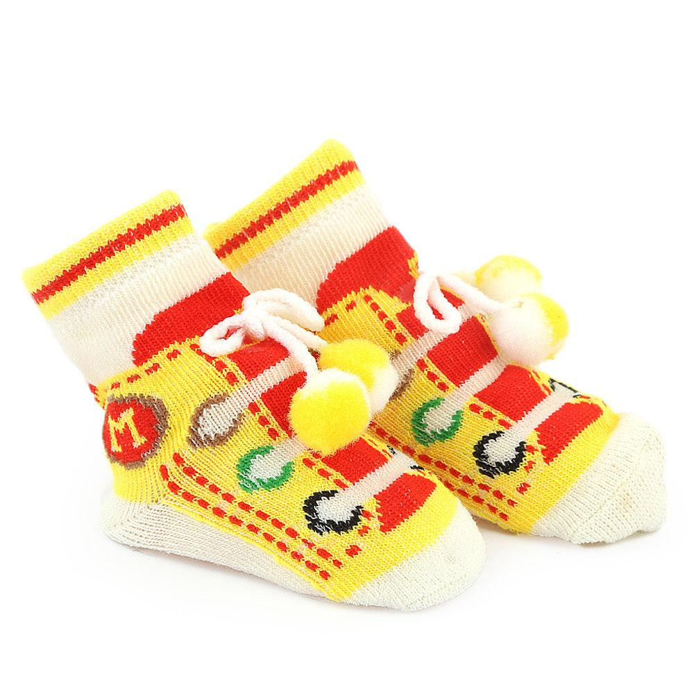 Newborn Booties - Yellow - test-store-for-chase-value