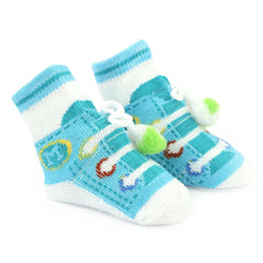 Newborn Booties - Cyan - test-store-for-chase-value