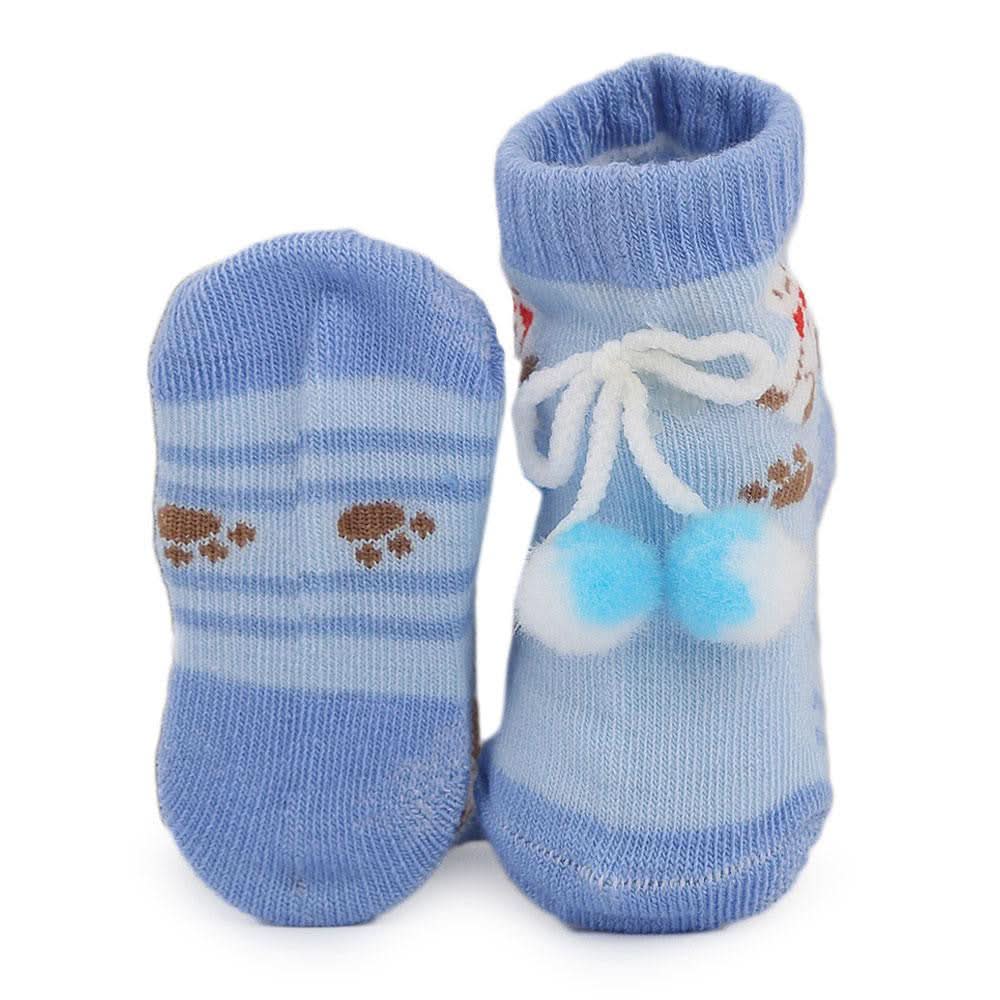 Newborn Booties - Blue - test-store-for-chase-value