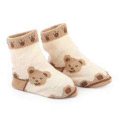 Newborn Booties - Brown - test-store-for-chase-value