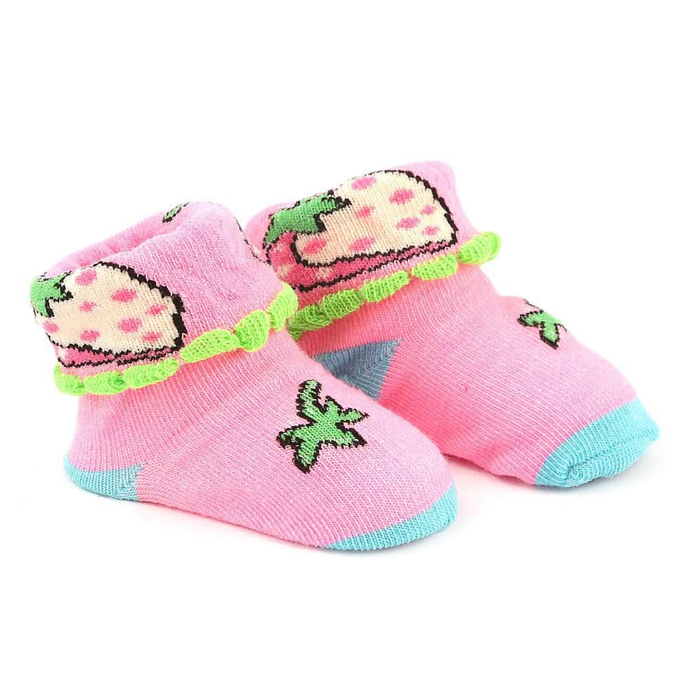 Newborn Booties - Pink - test-store-for-chase-value