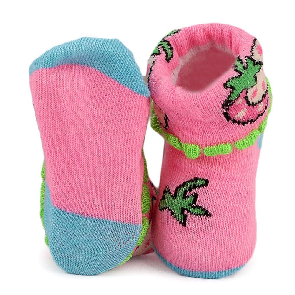 Newborn Booties - Pink - test-store-for-chase-value