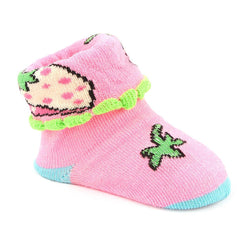 Newborn Booties - Pink - test-store-for-chase-value