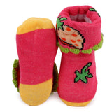 Newborn Booties - Dark Pink - test-store-for-chase-value