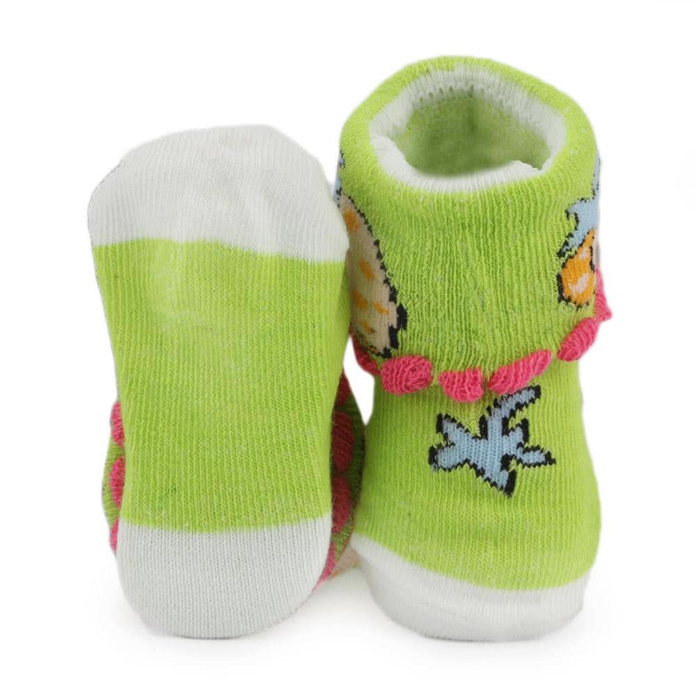 Newborn Booties - Green - test-store-for-chase-value