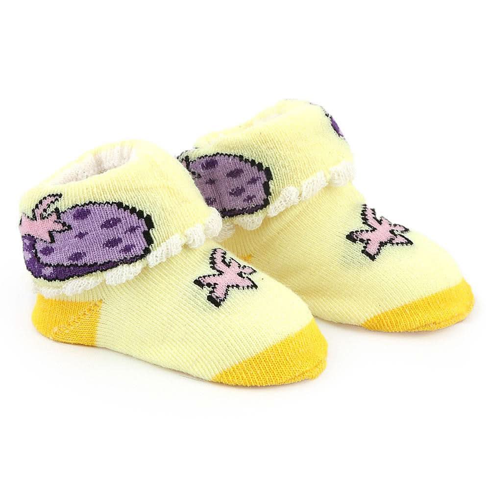 Newborn Booties - Yellow - test-store-for-chase-value