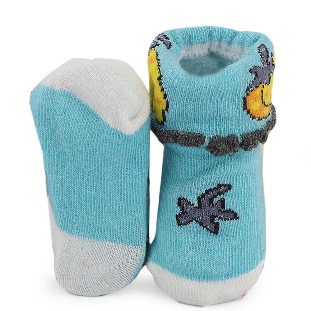 Newborn Booties - Cyan - test-store-for-chase-value