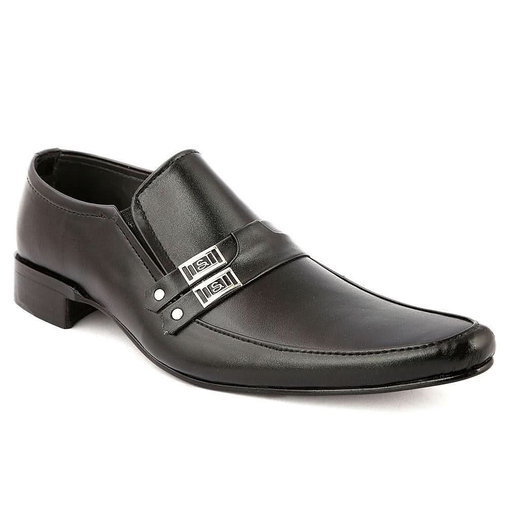Men's Formal Shoes F01 - Black - Black - test-store-for-chase-value