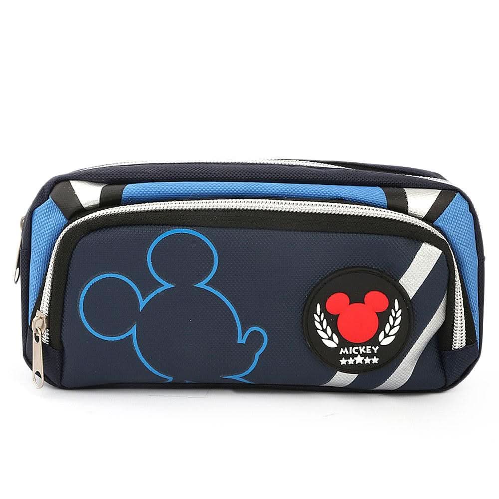 Mickey Mouse Pencil Pouch - Navy Blue - Navy/Blue - test-store-for-chase-value