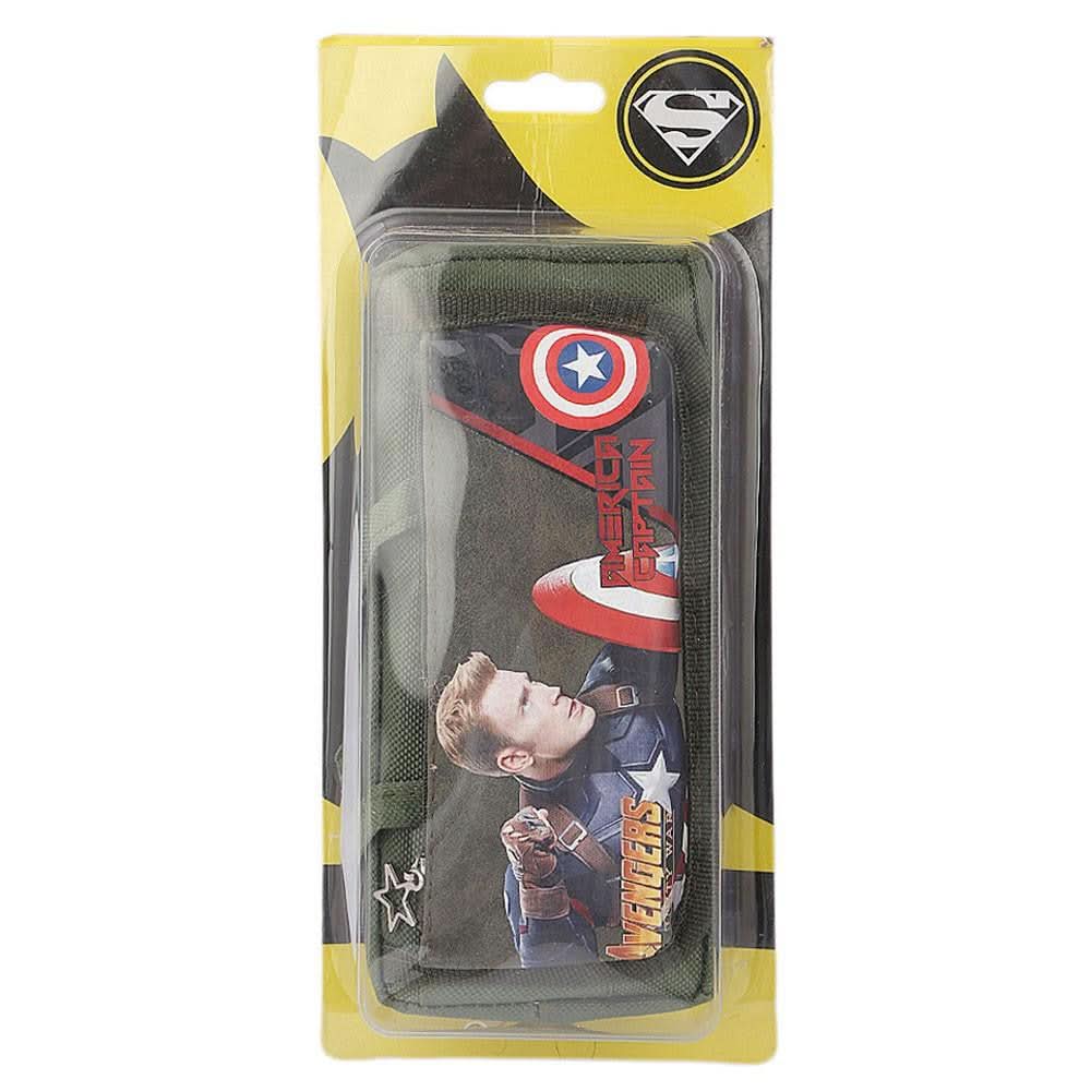 America Captain Pencil Pouch - Green - test-store-for-chase-value