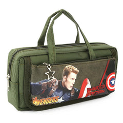 America Captain Pencil Pouch - Green - test-store-for-chase-value