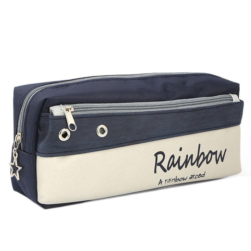 Pencil Pouch - Navy Blue - Navy/Blue - test-store-for-chase-value
