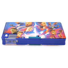 Avengers Double Sided Pencil Box - Blue - test-store-for-chase-value