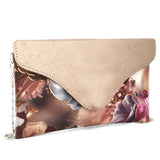 Women's Flower Printed Clutch (1875) - Copper, Women, Clutches, Chase Value, Chase Value
