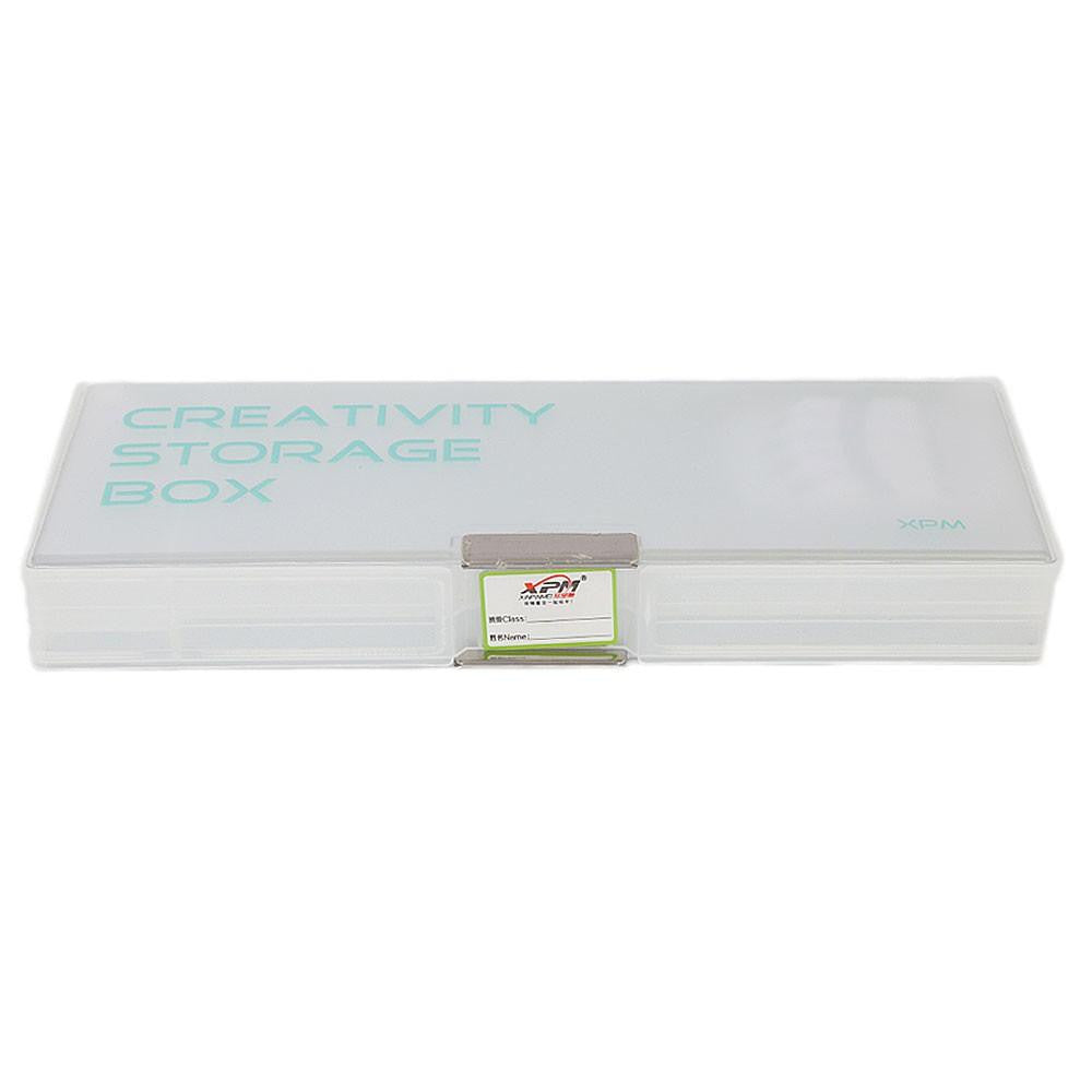 Pencil Box Double Sided - White - test-store-for-chase-value