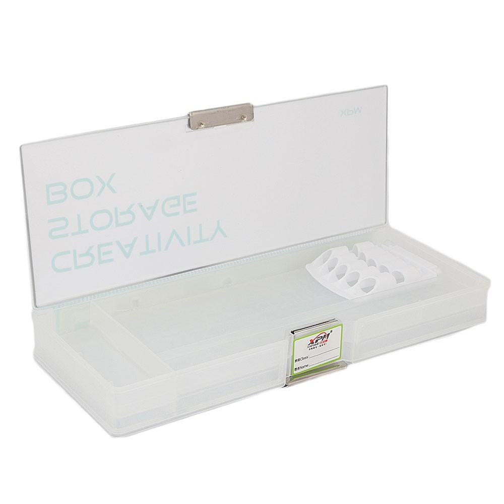 Pencil Box Double Sided - White - test-store-for-chase-value
