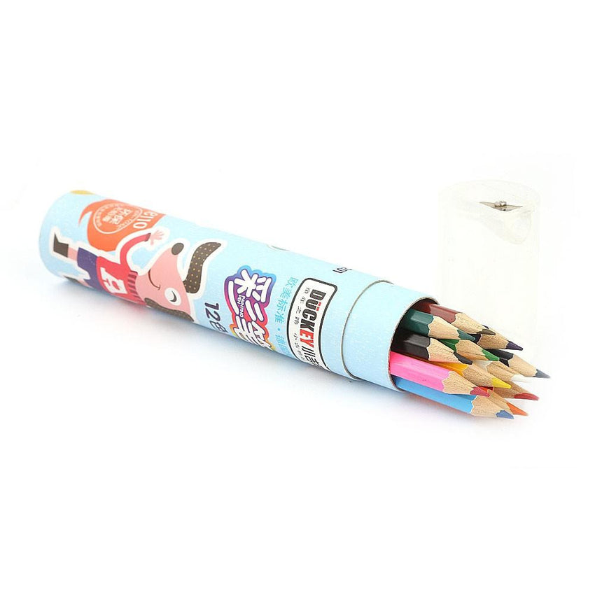 Color Pencil Box 12 Pcs - Blue - test-store-for-chase-value