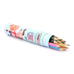 Color Pencil Box 12 Pcs - Blue - test-store-for-chase-value