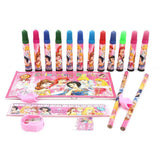 Barbie Stationery Set 7 Pcs - Pink - test-store-for-chase-value