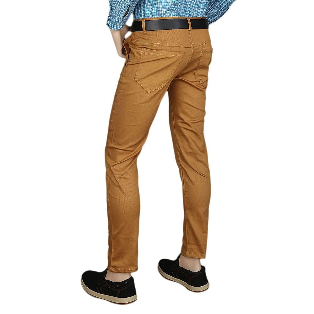 Men's Casual Cotton Pant - Mustard - test-store-for-chase-value