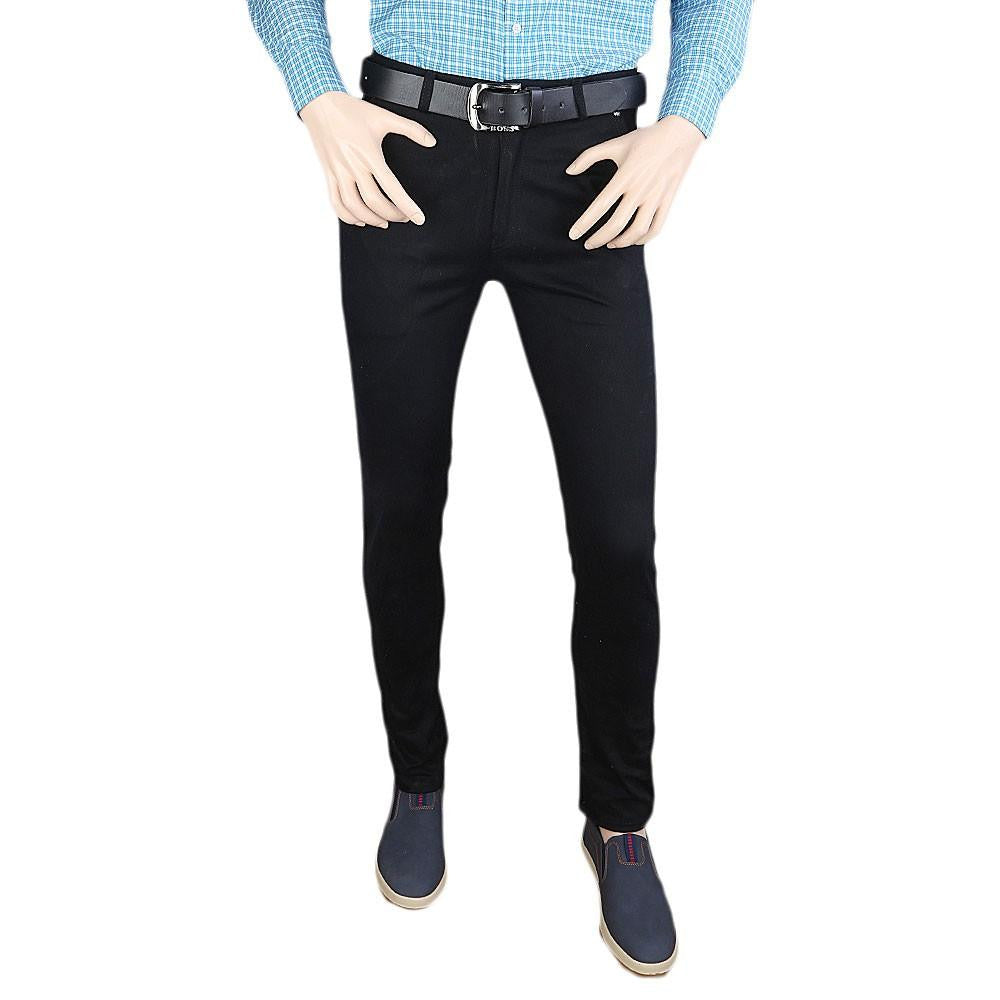 Men's Casual Cotton Pant - Black - test-store-for-chase-value