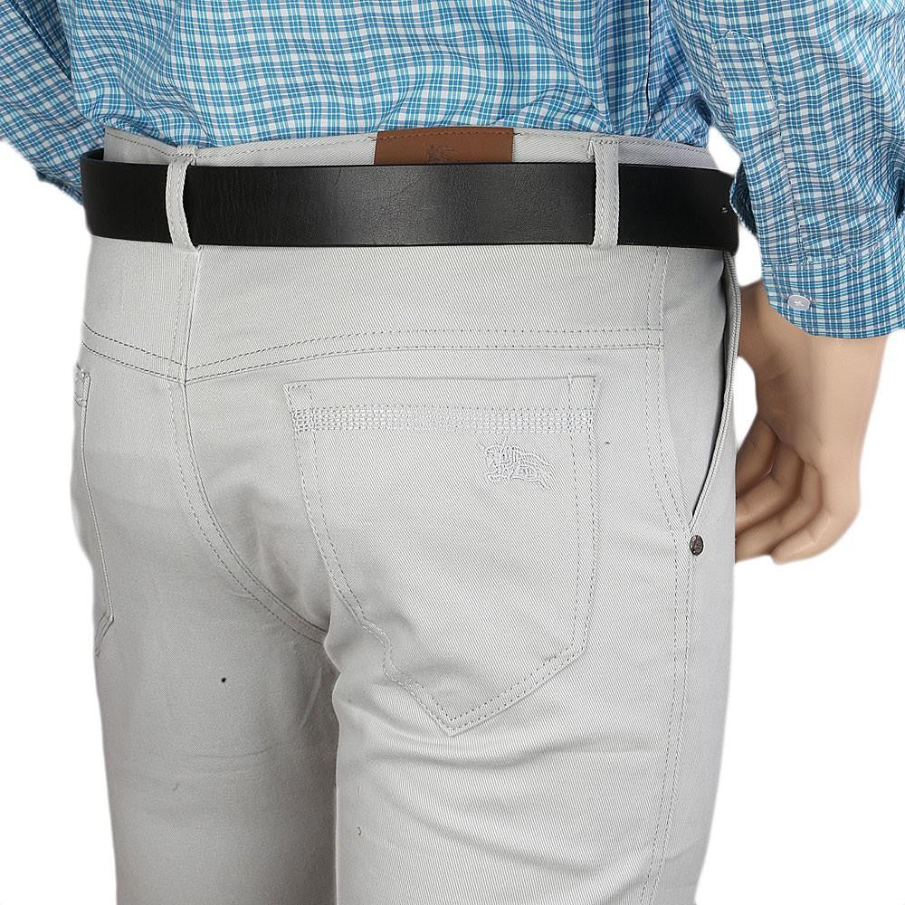 Men's Casual Cotton Pant - Grey - test-store-for-chase-value