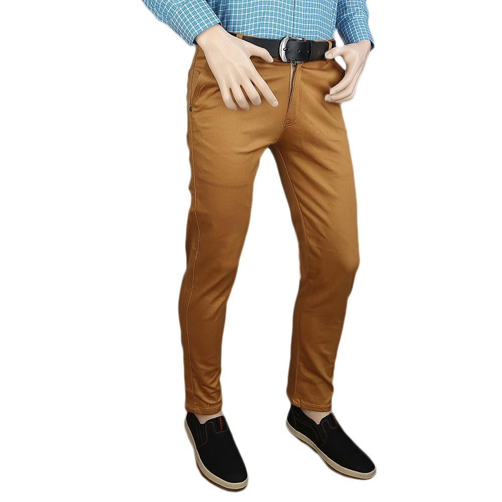Men's Casual Cotton Pant - Mustard - test-store-for-chase-value