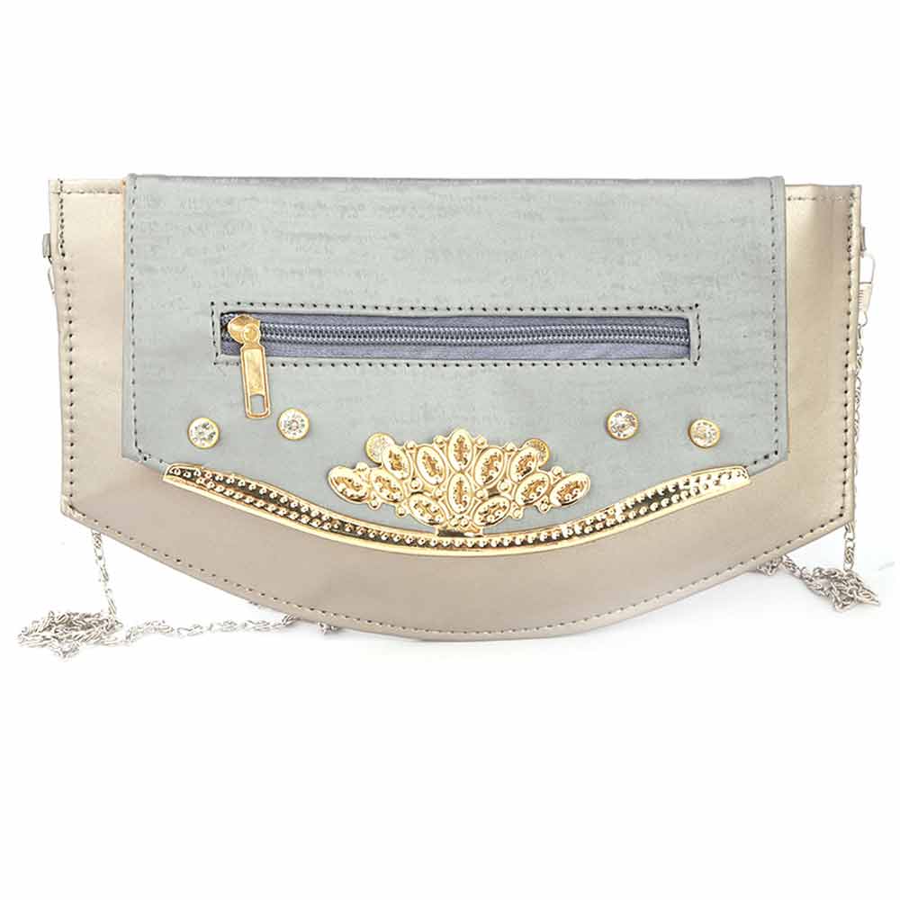 Women's Clutch (1878) - Grey, Women, Clutches, Chase Value, Chase Value