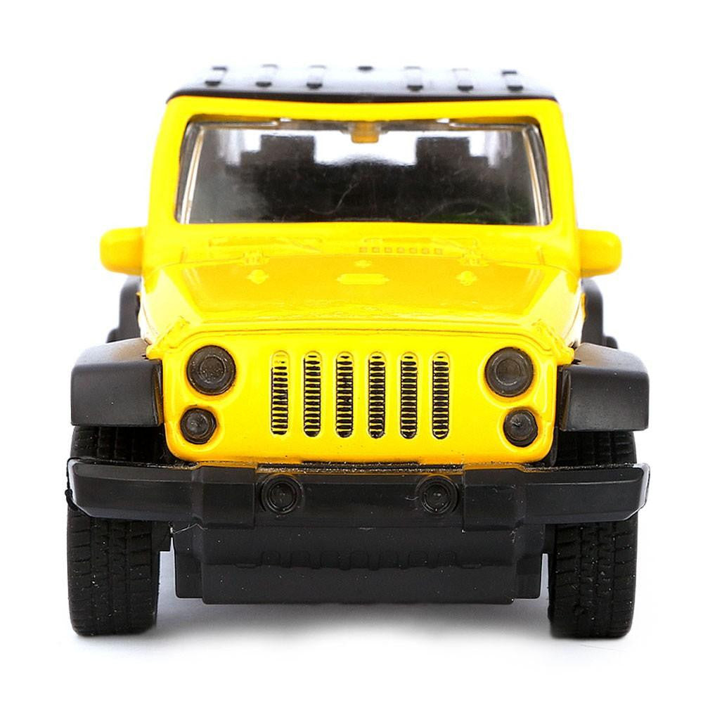Friction Musical Metal Car - Yellow - test-store-for-chase-value