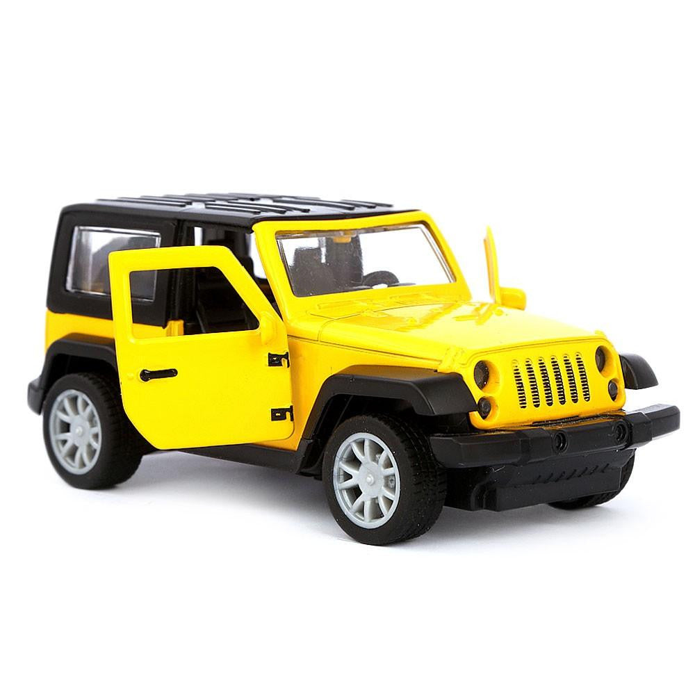 Friction Musical Metal Car - Yellow - test-store-for-chase-value