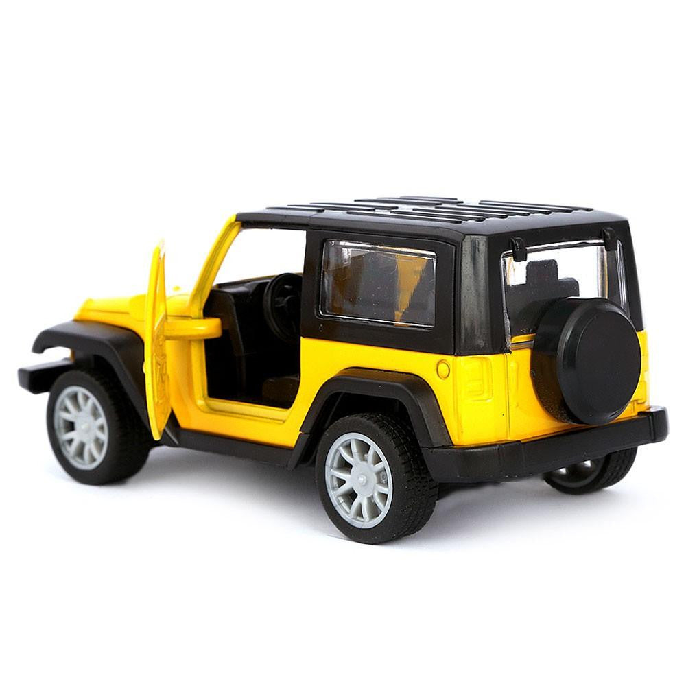 Friction Musical Metal Car - Yellow - test-store-for-chase-value