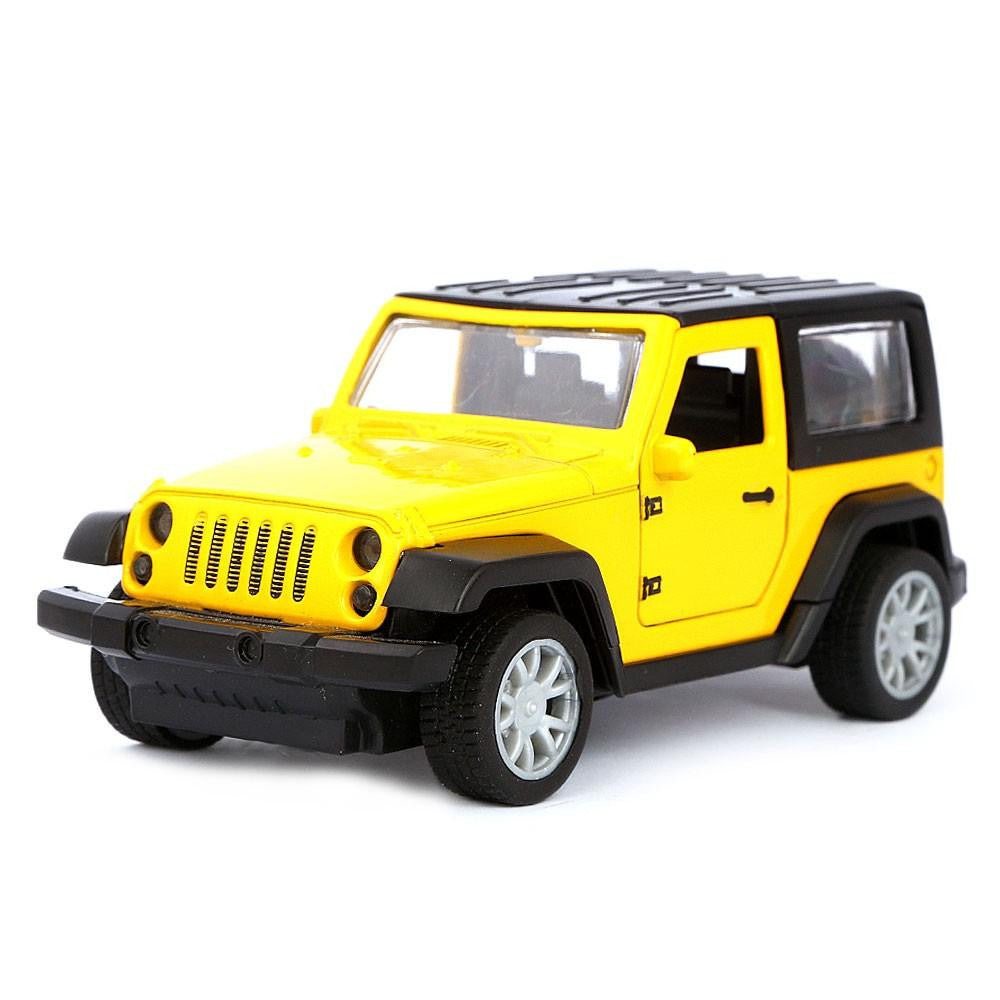 Friction Musical Metal Car - Yellow - test-store-for-chase-value