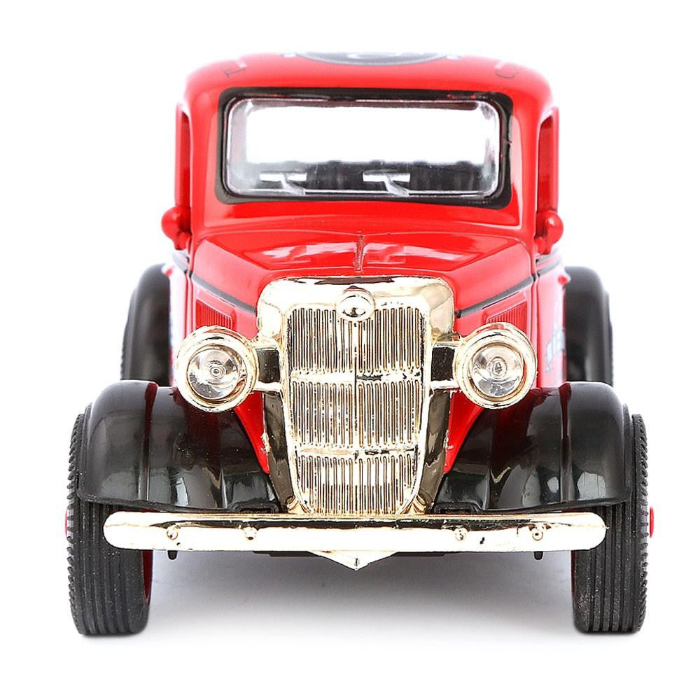 Friction Vintage Metal Car - Red - test-store-for-chase-value