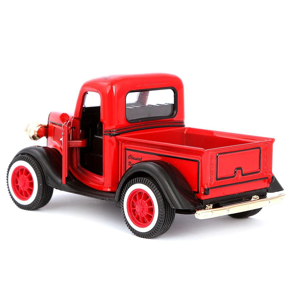 Friction Vintage Metal Car - Red - test-store-for-chase-value