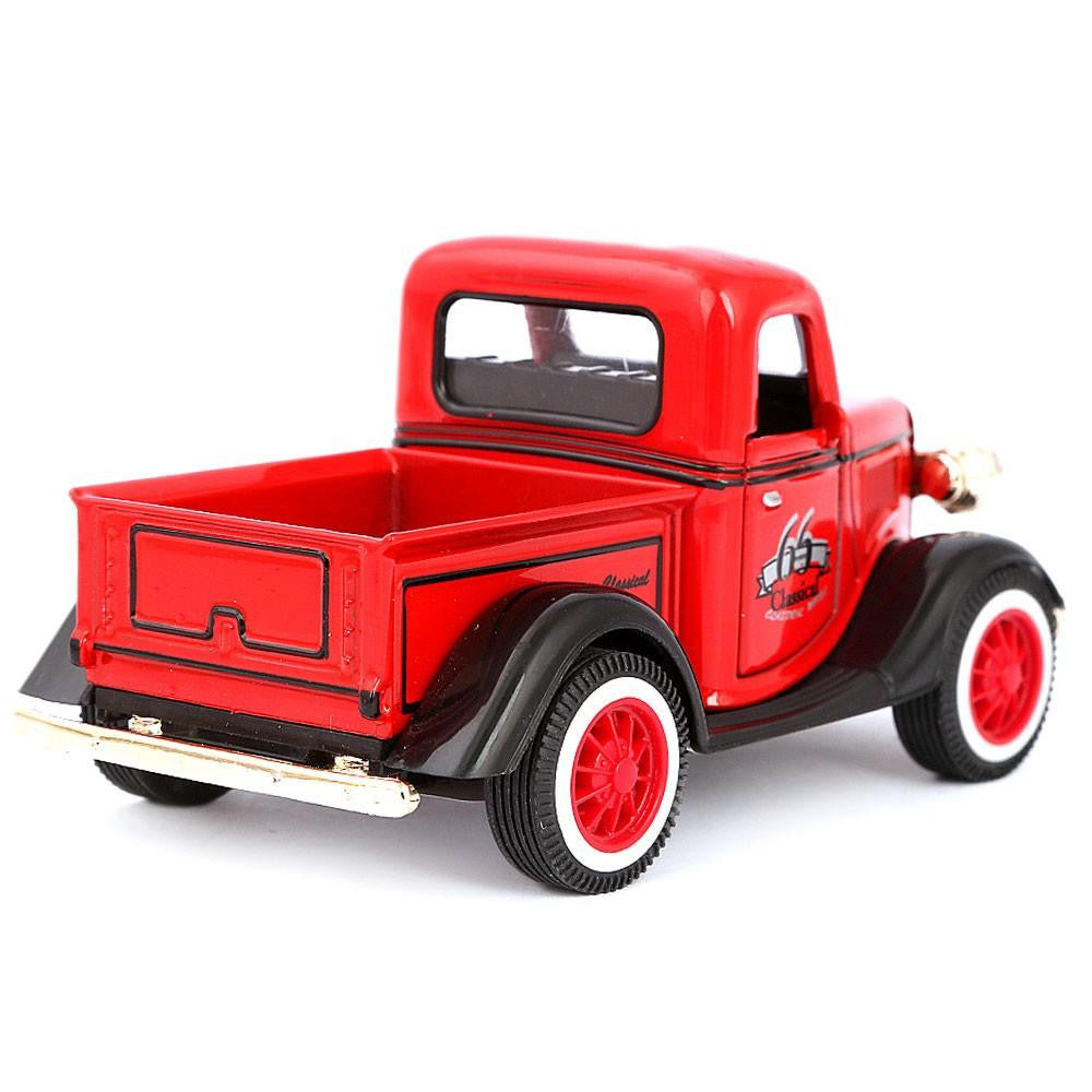 Friction Vintage Metal Car - Red - test-store-for-chase-value