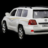 V8 Friction Musical Metal Car 4x4  - White - test-store-for-chase-value