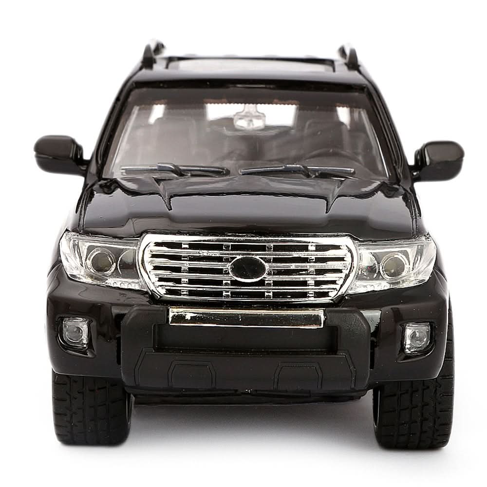 V8 Friction Musical Metal Car 4x4  - Black - test-store-for-chase-value
