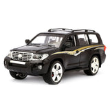 V8 Friction Musical Metal Car 4x4  - Black - test-store-for-chase-value