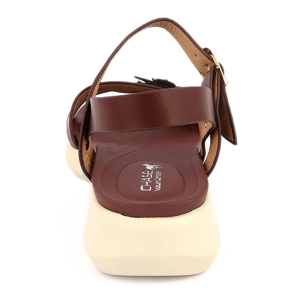 Women's Softy Sandals 5629-23 - Maroon - test-store-for-chase-value
