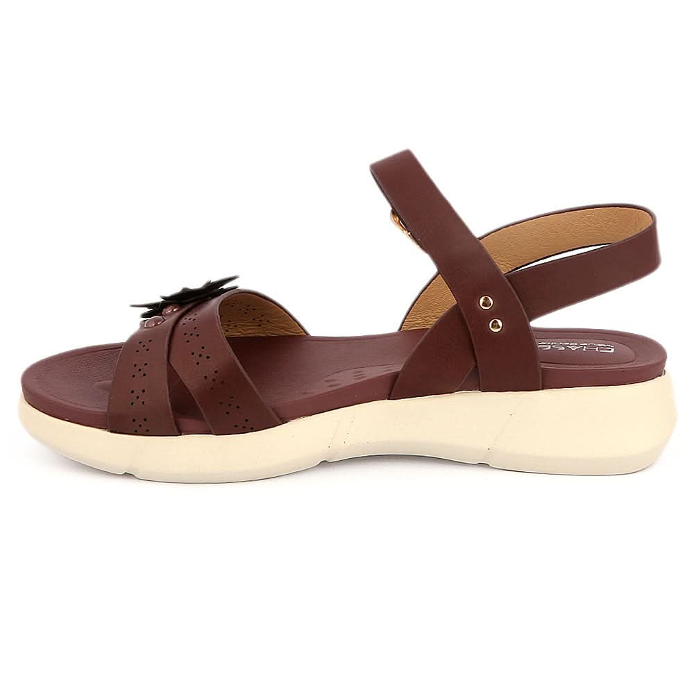 Women's Softy Sandals 5629-23 - Maroon - test-store-for-chase-value