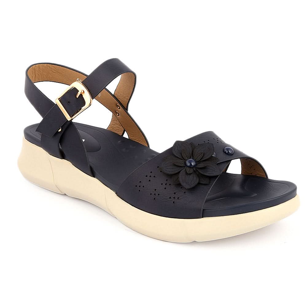 Women's Softy Sandals 5629-23 - Navy Blue - Navy/Blue - test-store-for-chase-value