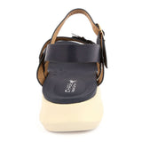 Women's Softy Sandals 5629-23 - Navy Blue - Navy/Blue - test-store-for-chase-value
