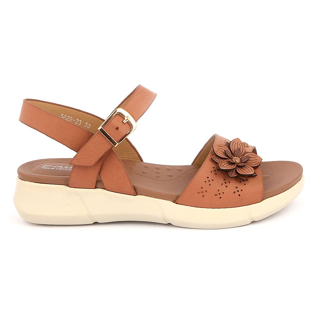 Women's Softy Sandals 5629-23 - Brown - test-store-for-chase-value