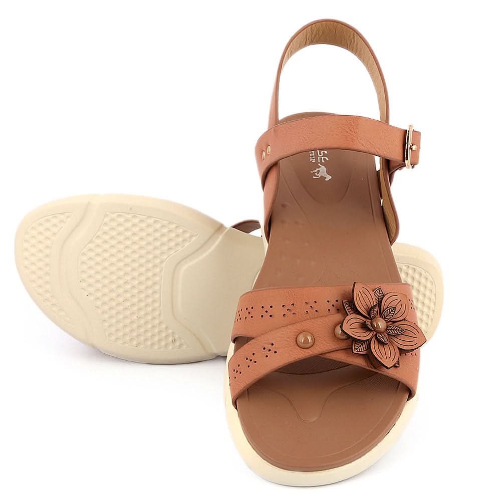 Women's Softy Sandals 5629-23 - Brown - test-store-for-chase-value