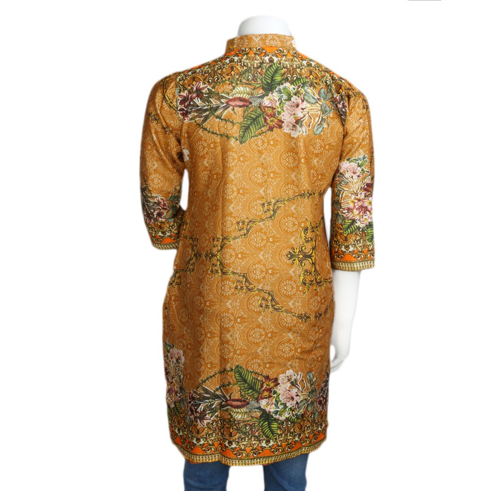 Women's Printed Lawn Stitched Kurti Pack Of 3 - Multi - test-store-for-chase-value