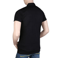 Men's Fancy Polo T-Shirt - Black - test-store-for-chase-value