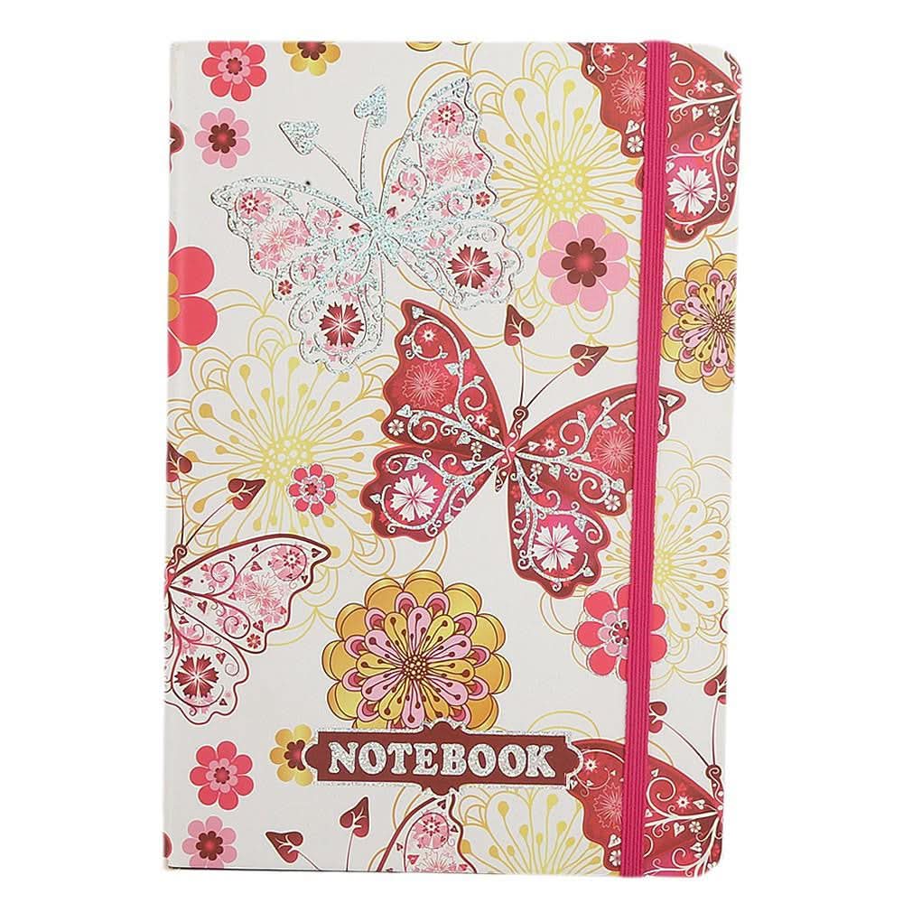 Butterfly Mini Notebook - Pink - test-store-for-chase-value