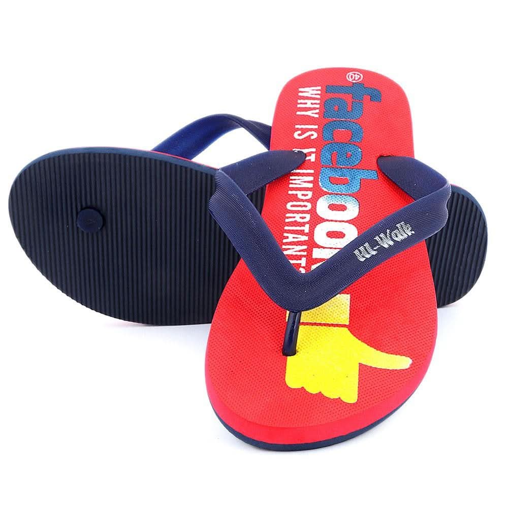Men's Flip Flops Slippers Hi-Walk - Red - test-store-for-chase-value
