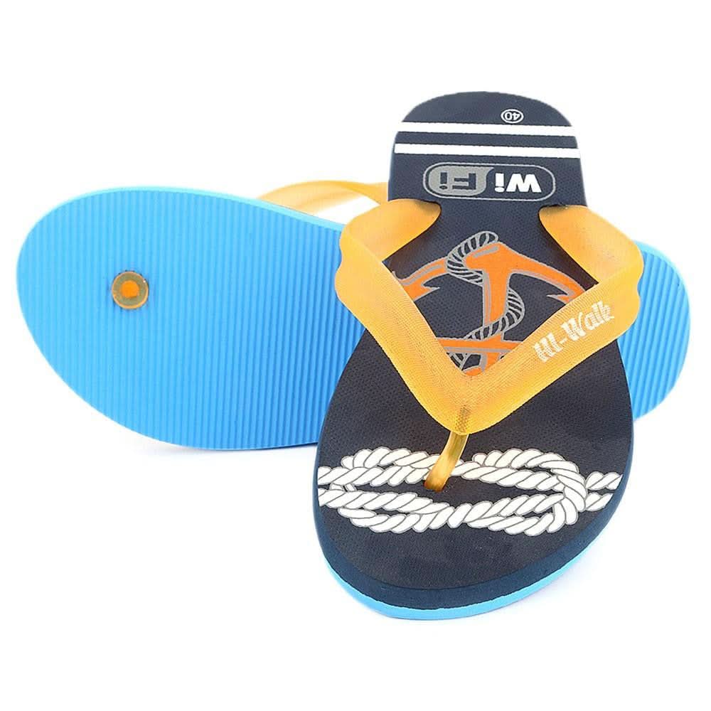 Men's Flip Flops Slippers Hi-Walk - Navy Blue - test-store-for-chase-value