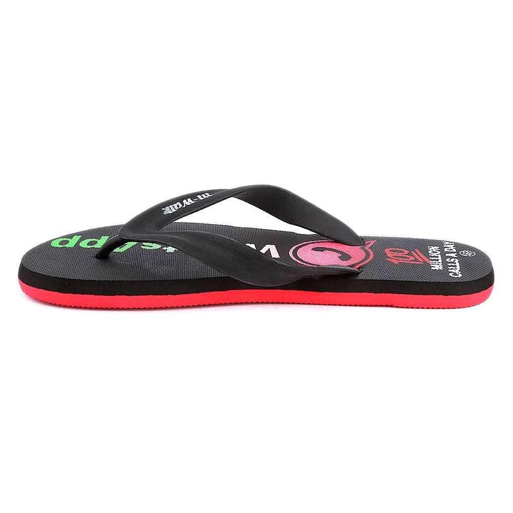 Men's Flip Flops Slippers Hi-Walk - Black - test-store-for-chase-value